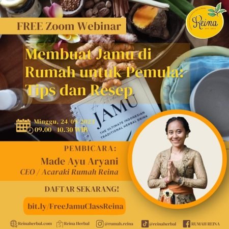 Free Webinar Jamu Class Reina